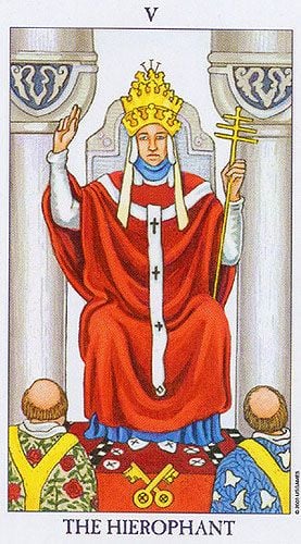 Hierophant as Obstacle or Challenge Tarot Card Meaning Sibyl Tarot