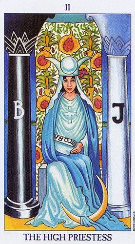 High Priestess as Love Advice Tarot Card Meaning Sibyl Tarot