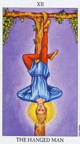 Carta de Tarot - O Enforcado - The Hanged Man - Caotize-se