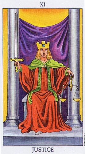 Justice as Past Tarot Card Meaning Sibyl Tarot