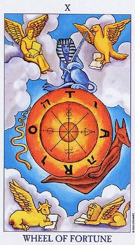 Wheel of Fortune as Reconciliation Tarot Card Meaning Sibyl Tarot