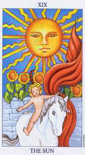 Sun as Present Tarot Card Meaning Sibyl Tarot