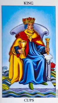 King of Cups as Love Advice Tarot Card Meaning Sibyl Tarot