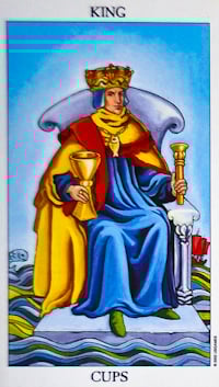 King of Cups as Feelings Tarot Card Meaning Sibyl Tarot