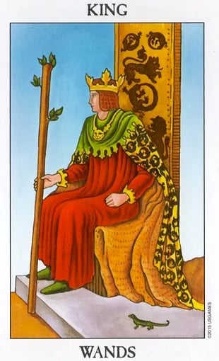 King of Wands as Career Advice Tarot Card Meaning Sibyl Tarot