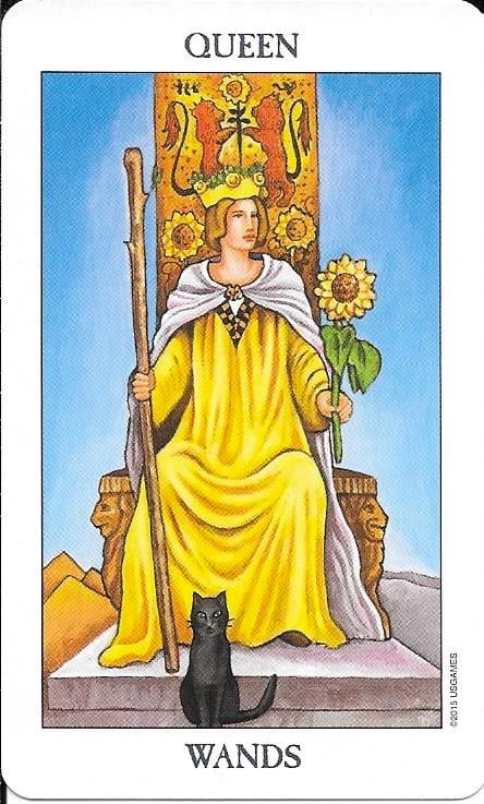 Queen of Wands as How Someone Sees You Tarot Card Meaning Sibyl Tarot