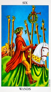 Six of Wands as Intentions Tarot Card Meaning Sibyl Tarot