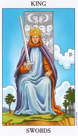 King of Swords as Love Advice Tarot Card Meaning Sibyl Tarot