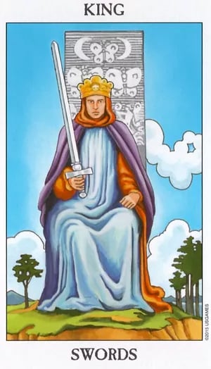 King of Swords as What Someone Wants Tarot Card Meaning Sibyl Tarot