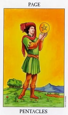 Page of Pentacles as Break Up Tarot Card Meaning Sibyl Tarot