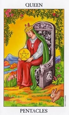 Queen of Pentacles as What Someone Wants Tarot Card Meaning Sibyl Tarot